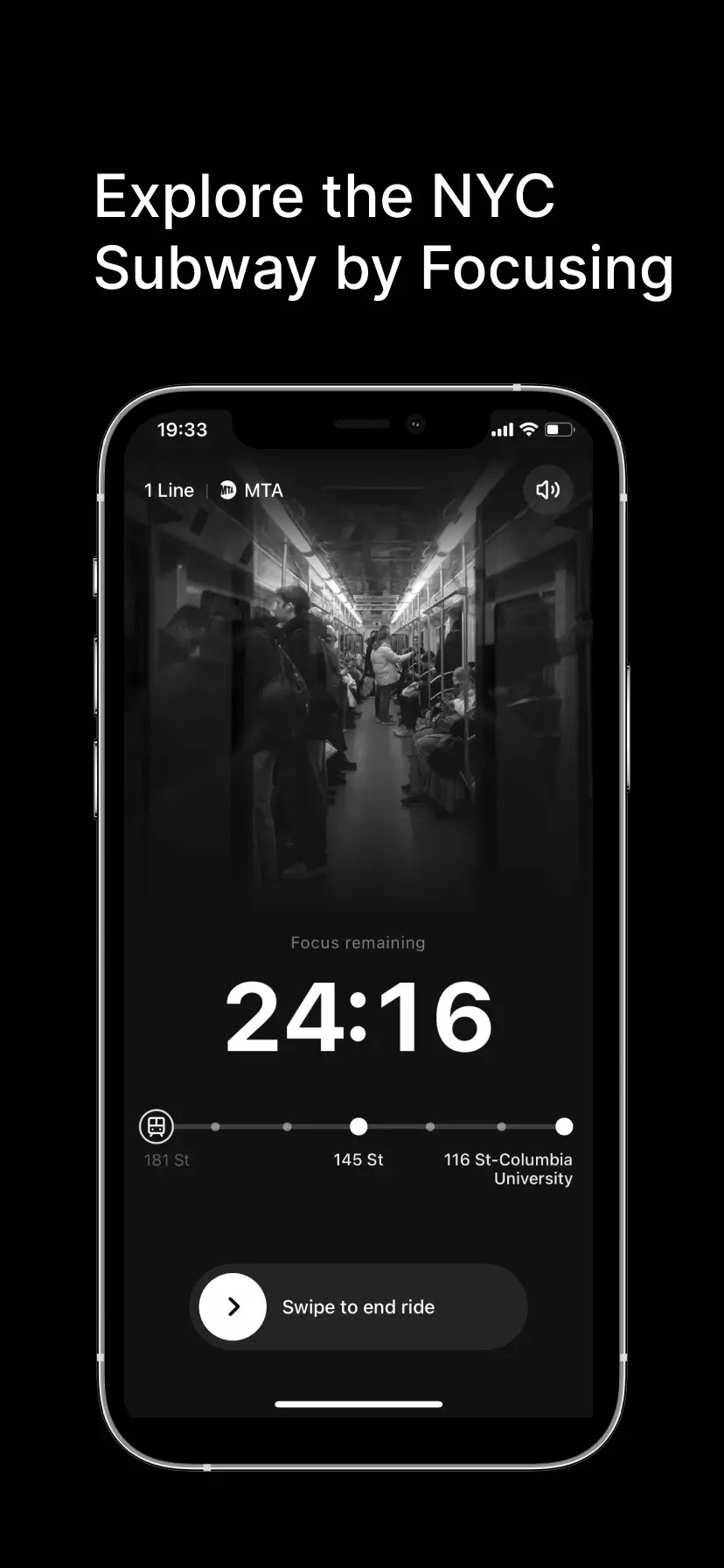 Explore NYC subway by focusing in Focus Metro